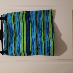 Premise multi color over kneecpencils skirt, Size 8
